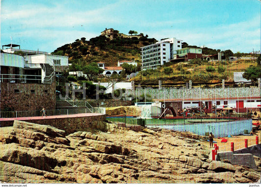 San Feliu De Guixols - Vista Parcial de San Elmo y Piscina de Port Salvi - port - 2024 - Spain - used - JH Postcards