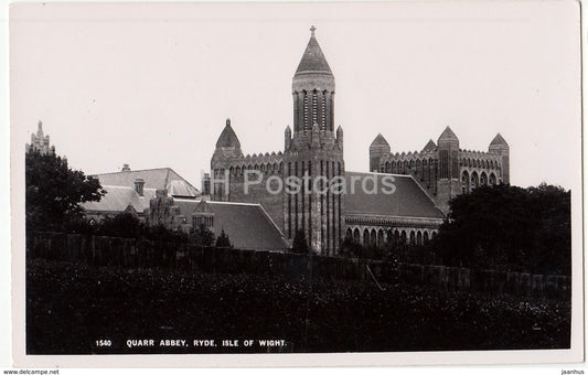 Ryde - Quarr Abbey - Isle of Wight - 1540 - 1952 - United Kingdom - England - used - JH Postcards