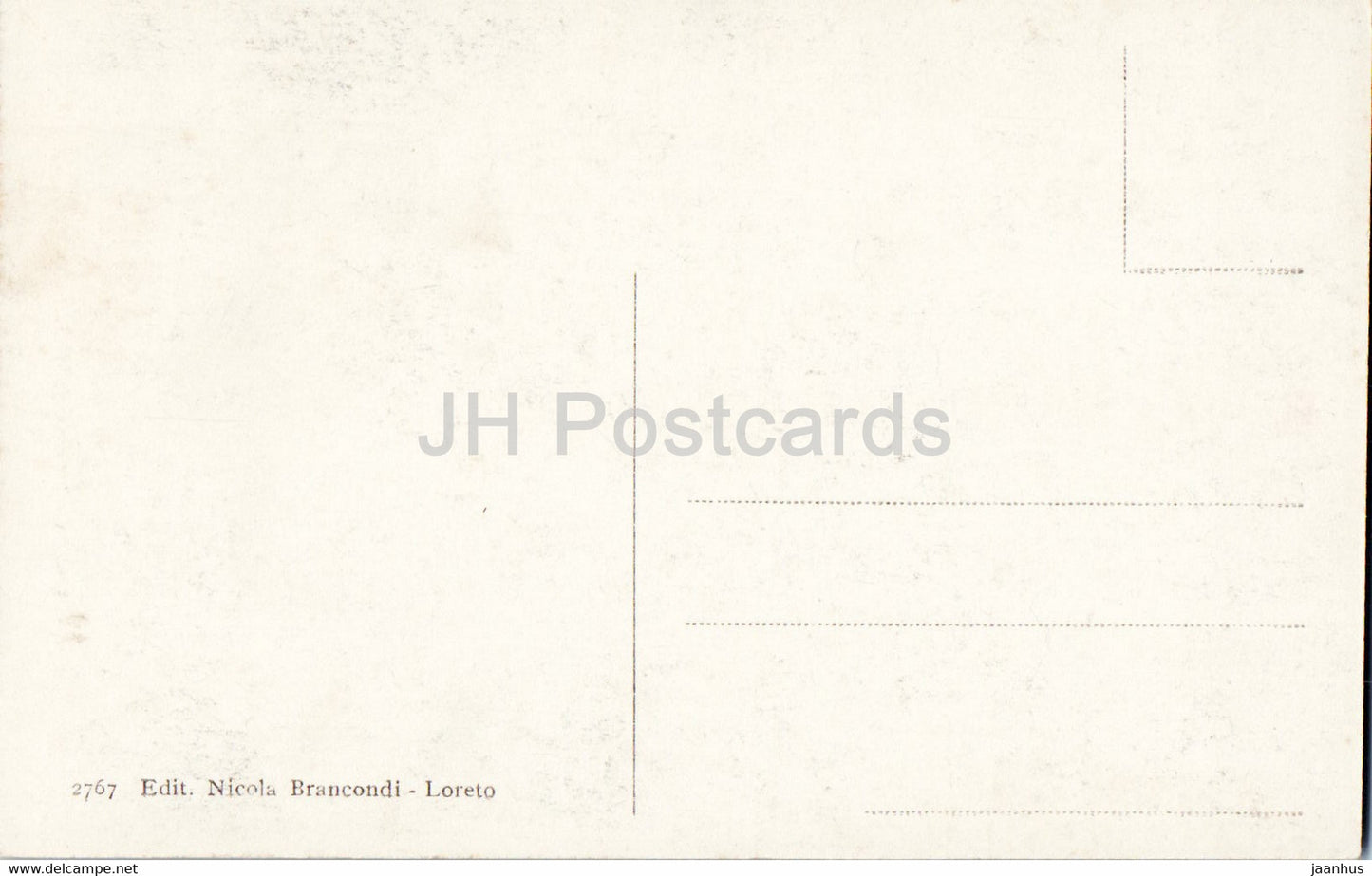 Loreto - Interno della S Casa - 2767 - old postcard - Italy - unused