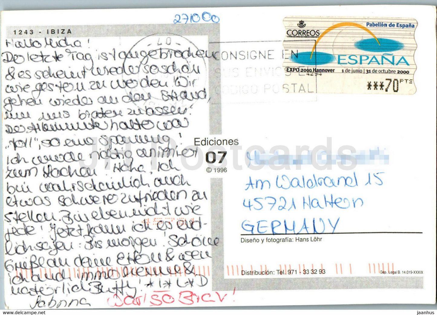 Ibiza -1243 - 2000 - Spain - used