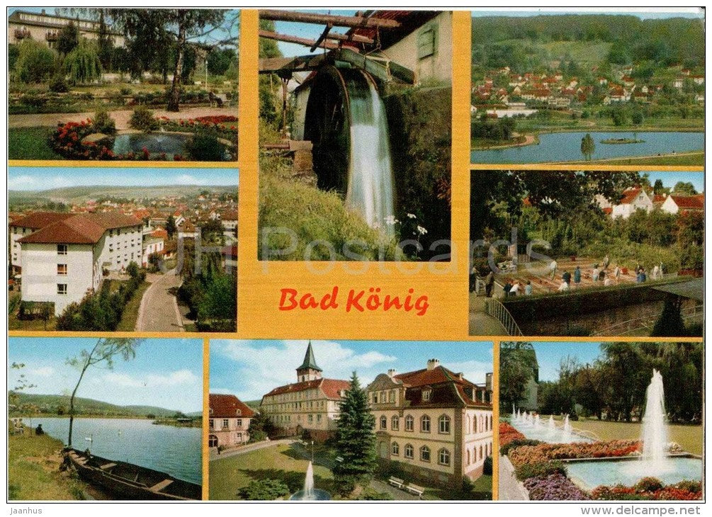 Bad König im Odenwald - wassermühle - watermill - 6123 - Germany -  ungelaufen - JH Postcards