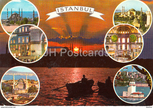 Istanbul - Some views from the City - multiview - Turkey - unused - JH Postcards