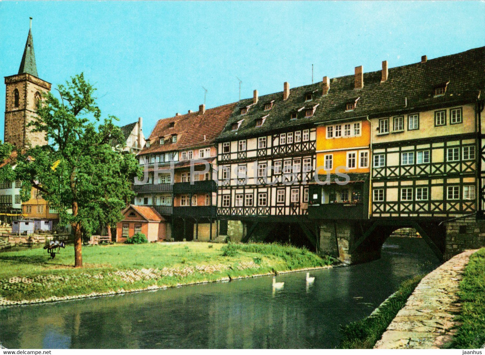 Erfurt - Kramerbrucke - Germany DDR - unused - JH Postcards