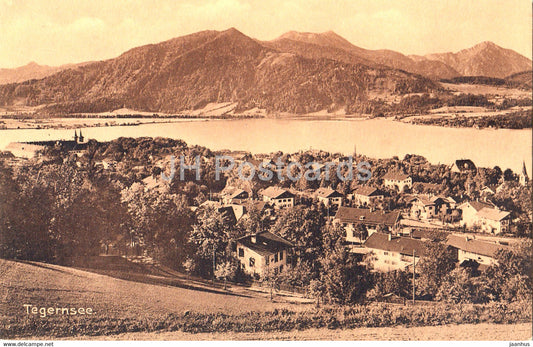 Tegernsee - old postcard - 1909 - Germany - used - JH Postcards