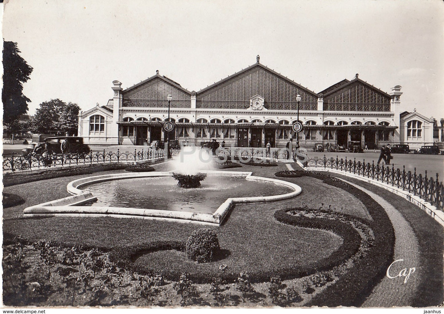 Orleans - La Gare et le noveau jardin - garden - 87 - France - unused - JH Postcards