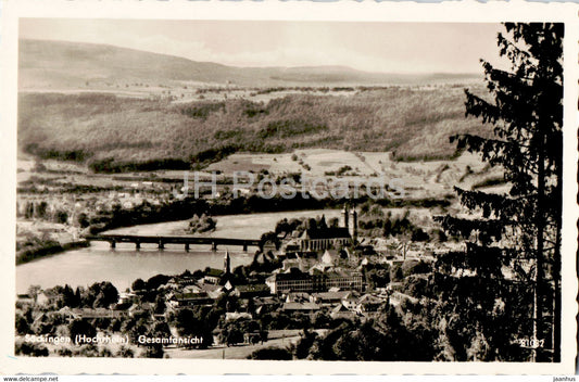 Sackingen - Gesamtansicht - old postcard - 1953 - Germany - used - JH Postcards