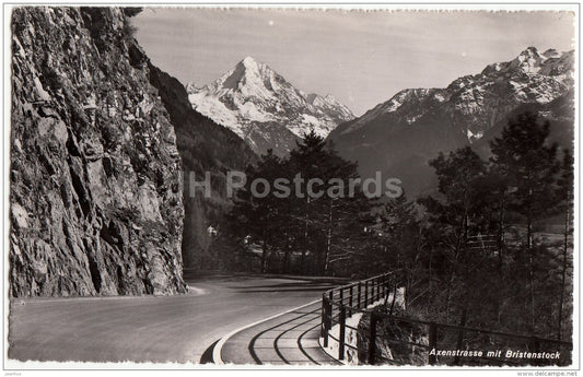 Axenstrasse mit Bristenstock - 6294 - Switzerland - unused - JH Postcards