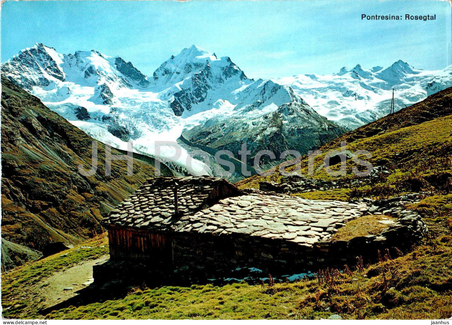 Pontresina - Rosegtal - Piz Bernina - Piz Roseg - Sellagruppe - 955 - 1975 - Switzerland - used - JH Postcards