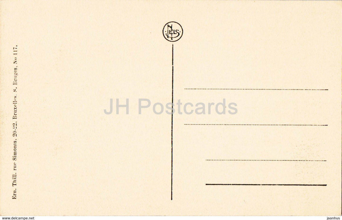 Bruges - Brugge - Lac d'Amour - 117 - old postcard - Belgium - used