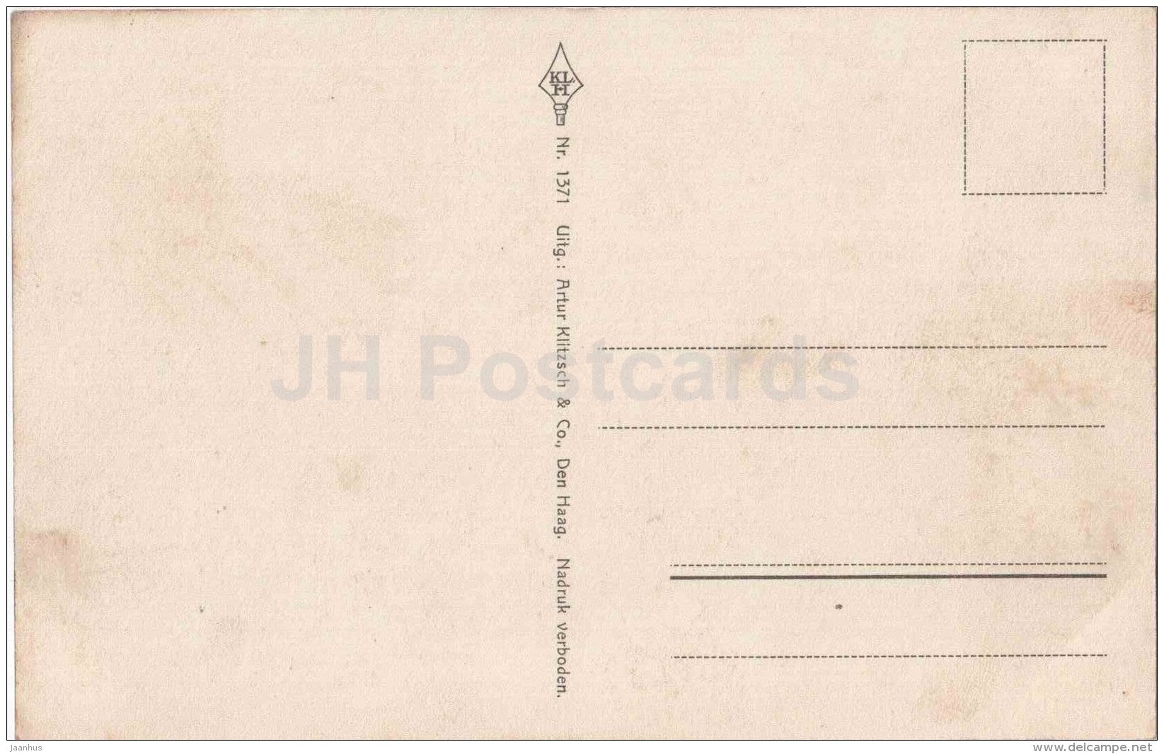 Schiedamscheweg - Rotterdam - tram - Netherlands - 1371 - old postcard - unused - JH Postcards