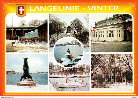 Copenhagen - Langelinie - winter - 181 - Denmark - unused - JH Postcards