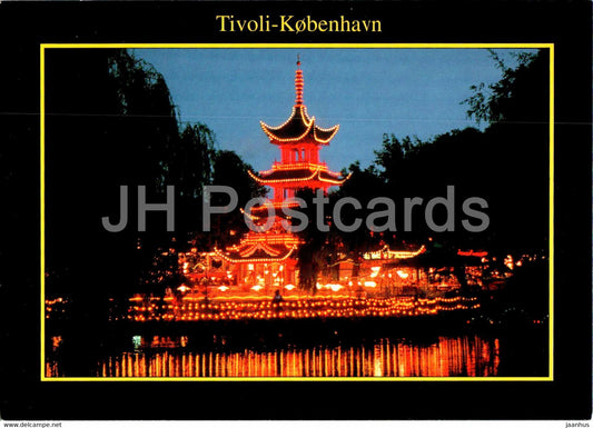 Copenhagen - Kopenhagen - Tivoli - TIV 21 - Denmark - unused - JH Postcards