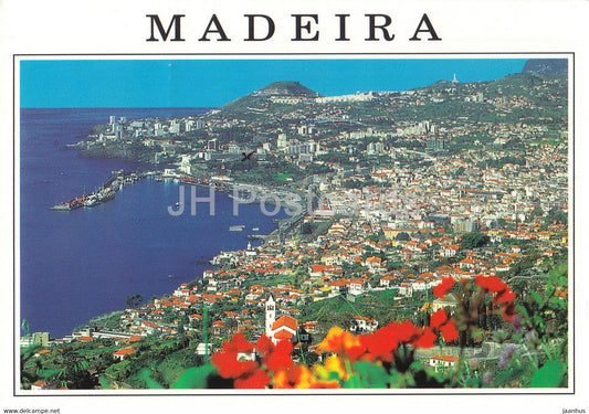 Madeira - Funchal - Ume Vista para oeste - Western view of Funchal - 2004 - Portugal - used - JH Postcards