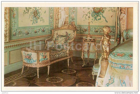 Great Palace - State Bed-Chamber - palace - Pavlovsk - 1971 - Russia USSR - unused - JH Postcards