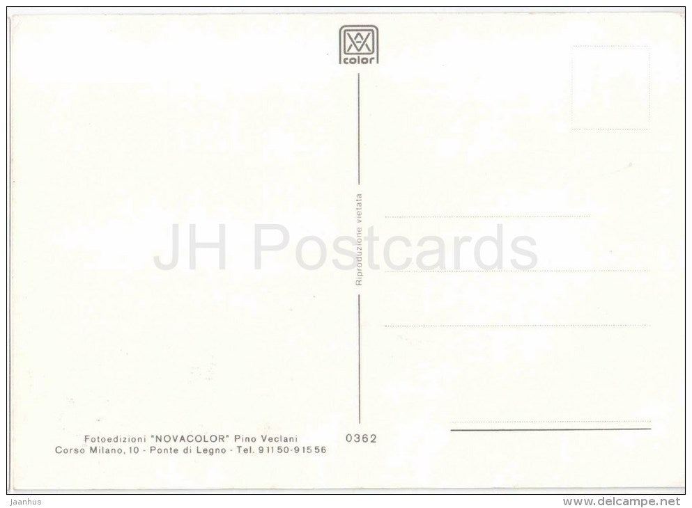 Ponte di Legno - ski resort - 0362 - Italia - Italy - unused - JH Postcards