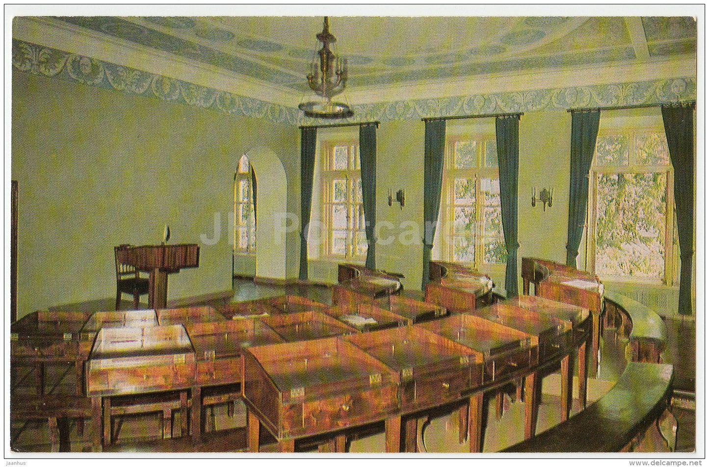 The Lyceum , Physics room - Pushkin - 1978 - Russia USSR - unused - JH Postcards
