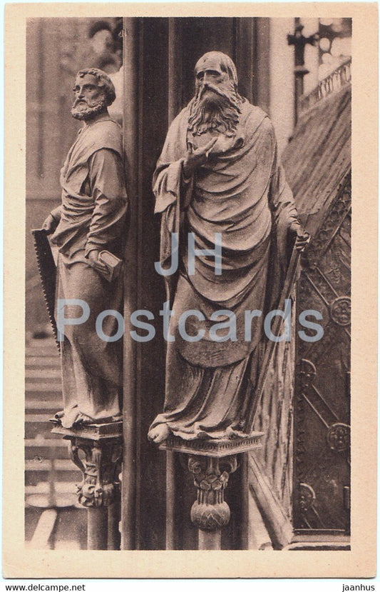 Nurnberg - Apostel Mathaus - old postcard - Germany - unused - JH Postcards