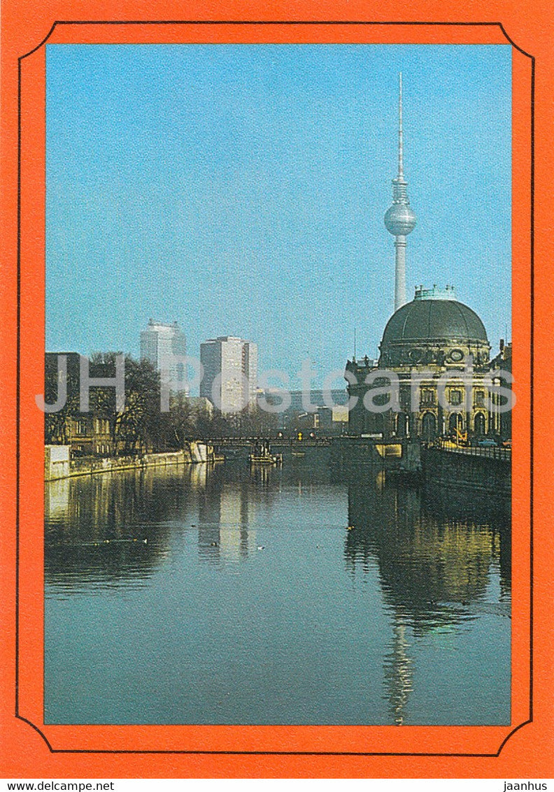 Berlin - Museumsinsel - printed on thin paper - Germany - unused - JH Postcards