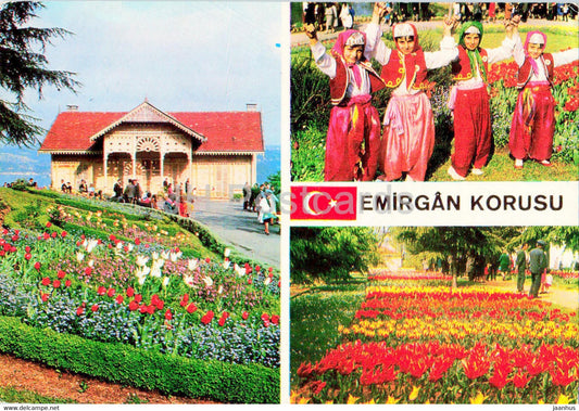 Istanbul - Emirgan Park - Emirgan Korusu - folk costumes - Hitit - Turkey - used - JH Postcards