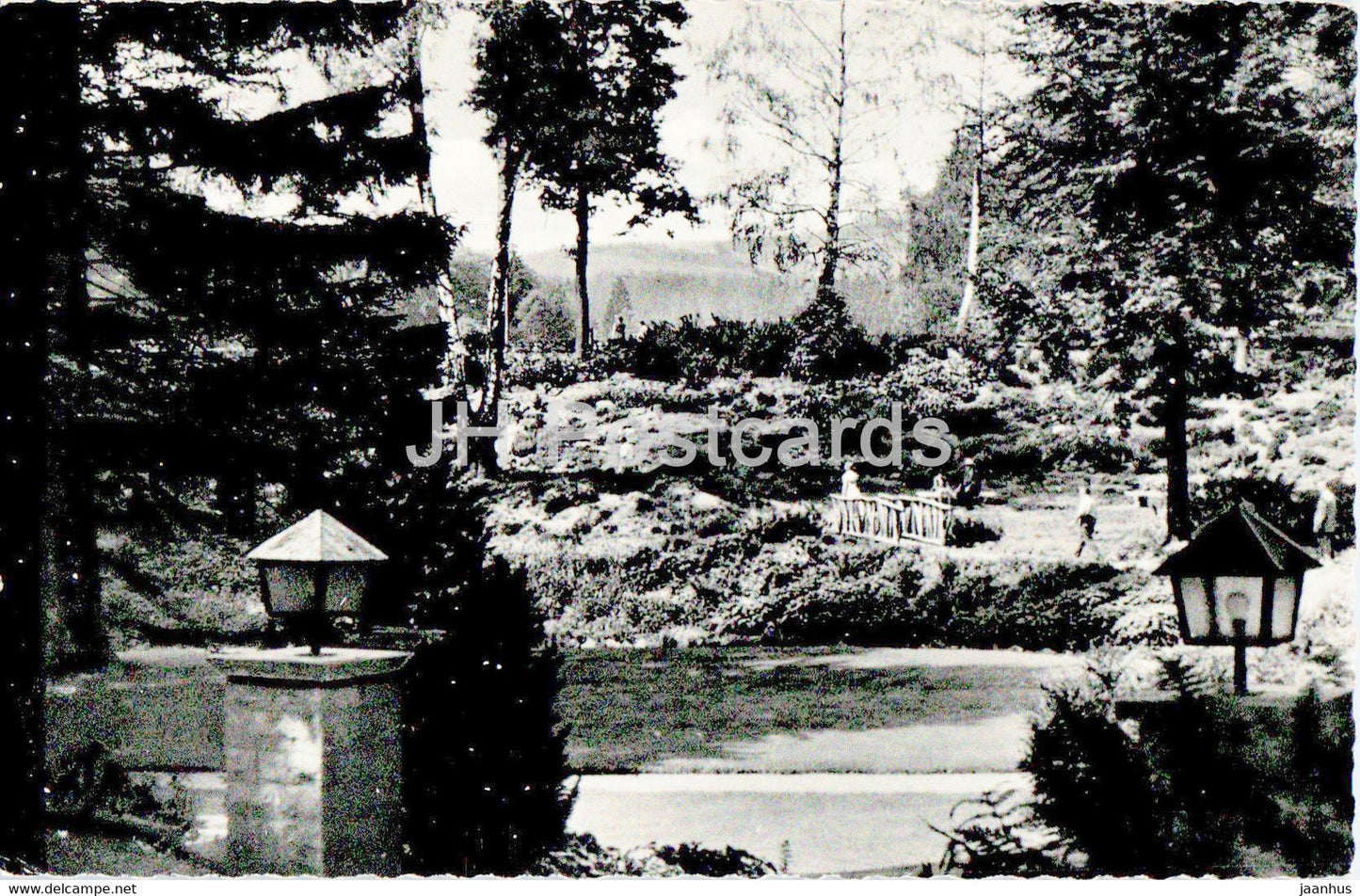 Bad Sachsa - Kurpark - old postcard - Germany - used - JH Postcards