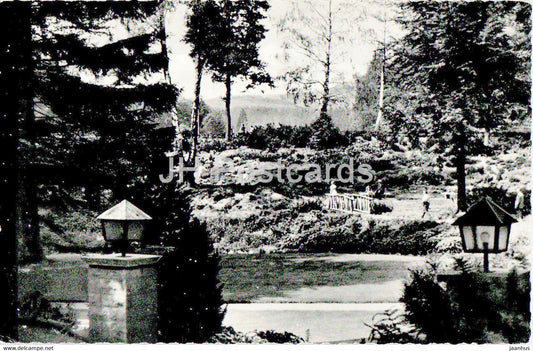 Bad Sachsa - Kurpark - old postcard - Germany - used - JH Postcards
