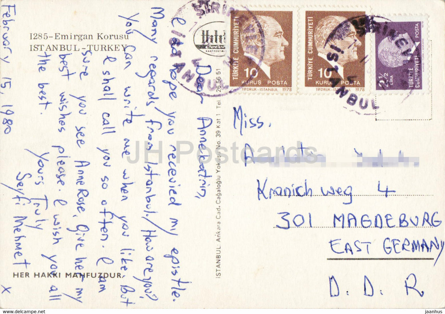 Istanbul - Emirgan Park - Emirgan Korusu - folk costumes - Hitit - Turkey - used