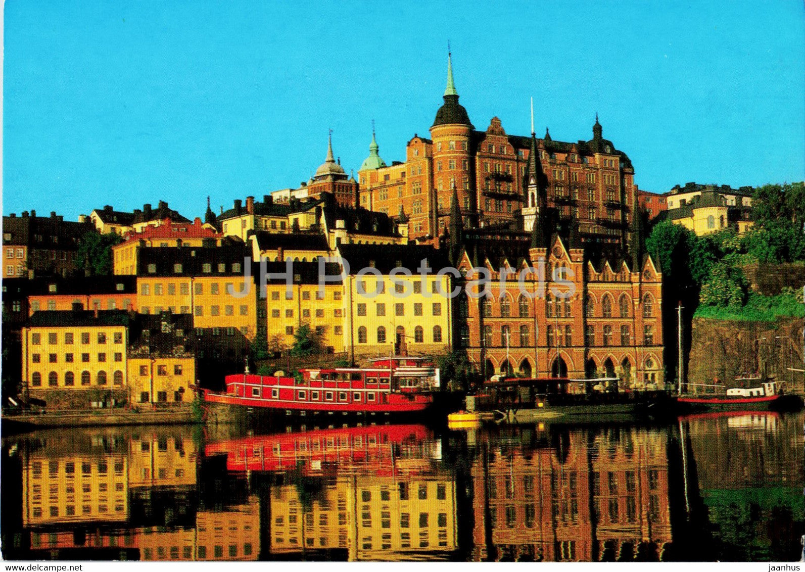 Stockholm - Soder - boats - Sweden - unused - JH Postcards