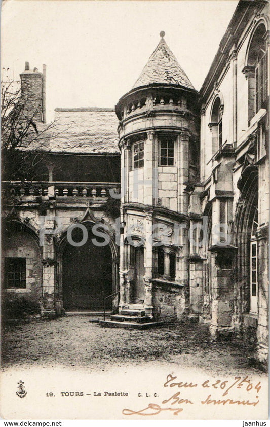 Tours - La Psalette - 19 - old postcard - 1904 - France - used - JH Postcards