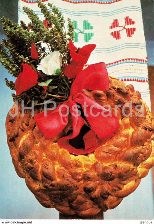 Casa Mare - The Symbol of Hospitality - bread - 1980 - Moldova USSR - unused - JH Postcards