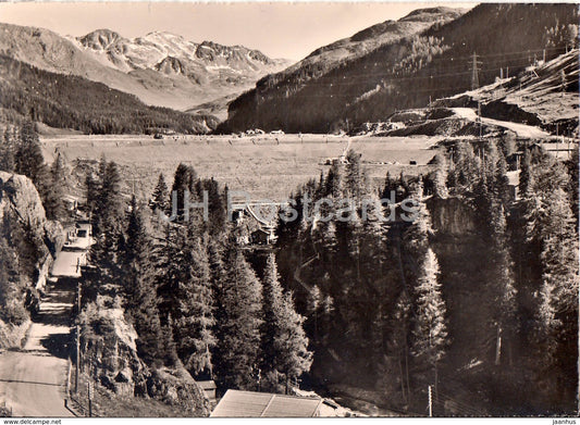 Staudamm Marmorera 1634 m gegen Piz Grevasalvas - Switzerland - unused - JH Postcards