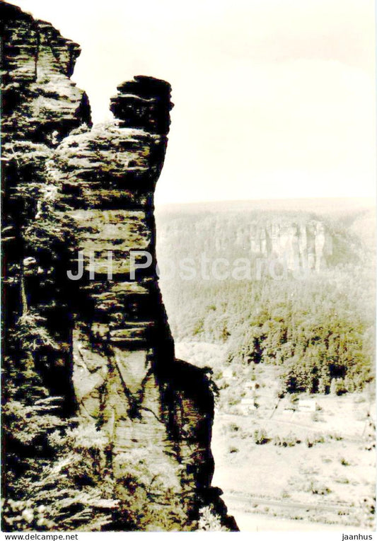 Ceske Svycarsko - Decin Walls - Sandstone Pinacle Mnich - monk - 11 - Czech Repubic - Czechoslovakia - unused - JH Postcards