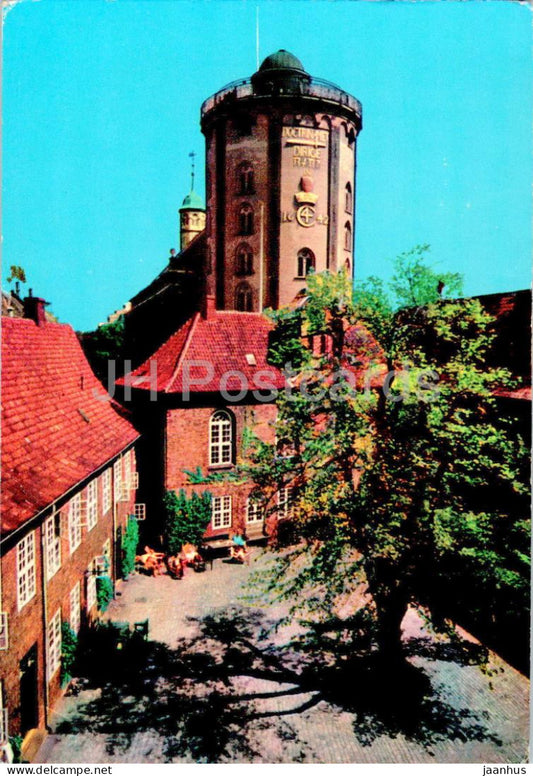 Copenhagen - Runde Tarn set fra Regensgarden - Round Tower from the Regens court - T 67 - 1964 - Denmark - used - JH Postcards