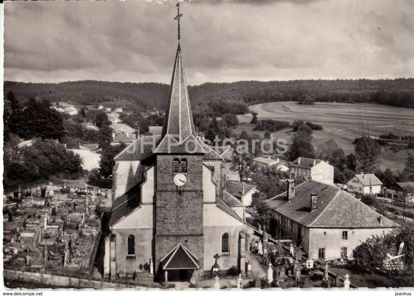 Grandvillers - L'Eglise - En Avion Au-Dessus de... - Aisne - 5 - France - unused - JH Postcards