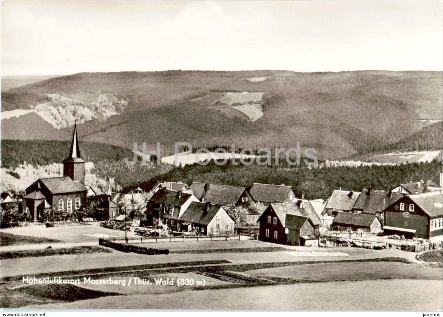 Hohenluftkurort Masserberg - Thur Wald 830 m - Germany DDR - unused - JH Postcards