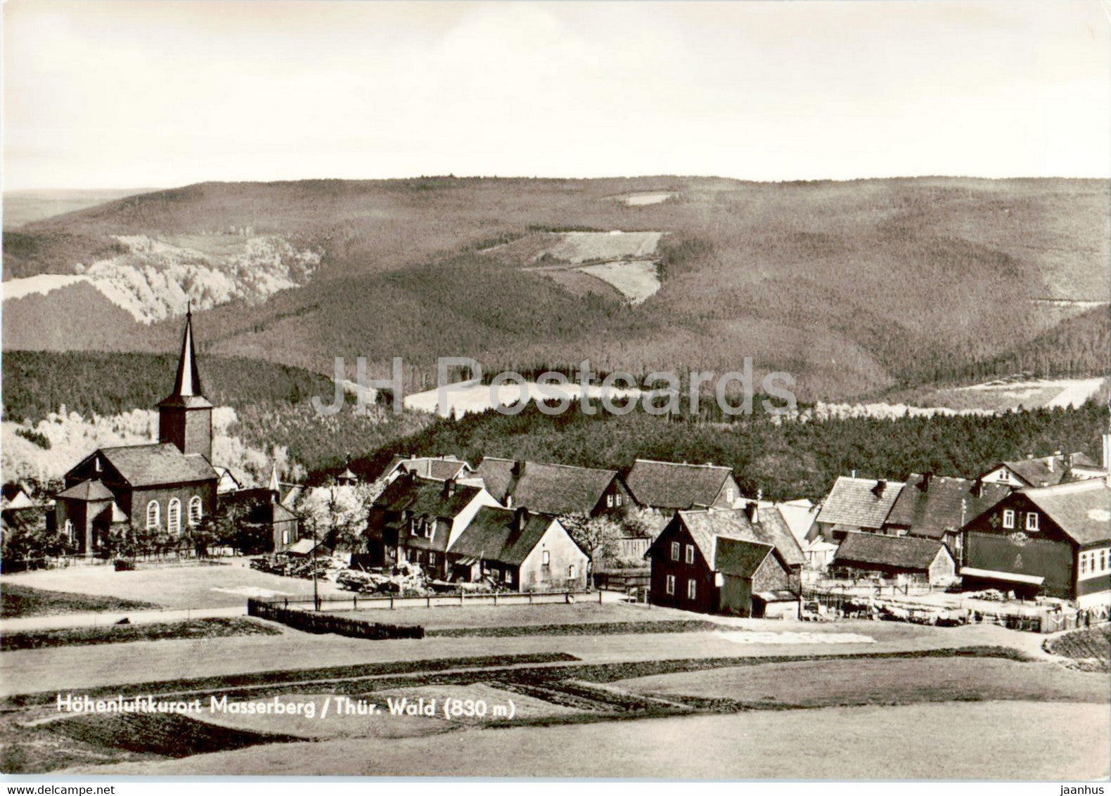 Hohenluftkurort Masserberg - Thur Wald 830 m - Germany DDR - unused - JH Postcards