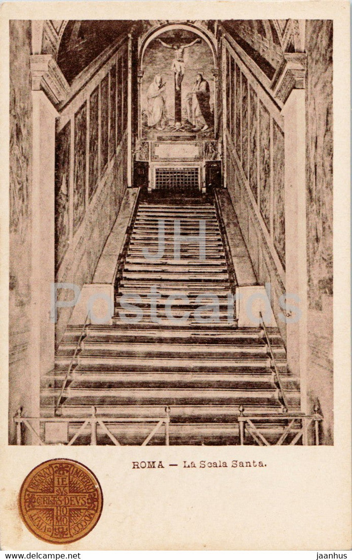 Roma - Rome - S Maria in Ara Coeli - old postcard - Italy - unused - JH Postcards