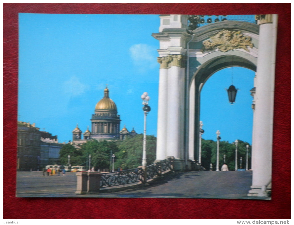 Palace Square - Leningrad - St. Petersburg - 1979 - Russia USSR - unused - JH Postcards