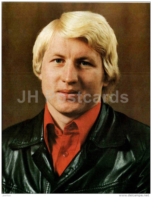 Vladimir Myshkin - Ice hockey - soviet - 1984 - Russia USSR - unused - JH Postcards