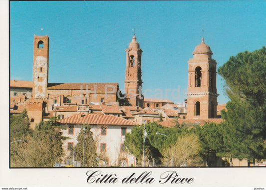 Citta della Pieve - panorama - Italy - Italia - unused - JH Postcards