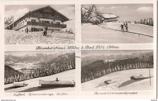 Blomberghaus 1250 m b Bad Tolz Obbay - Guffert - Achenseeberge - Juifen - Benediktenwandgruppe - 1973 - Germany - used - JH Postcards