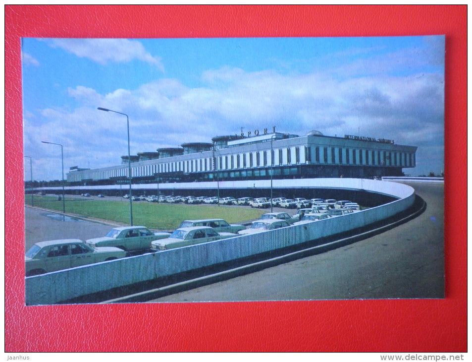 The Pulkovo Airport - Leningrad - St. Petersburg - 1979 - Russia USSR - unused - JH Postcards