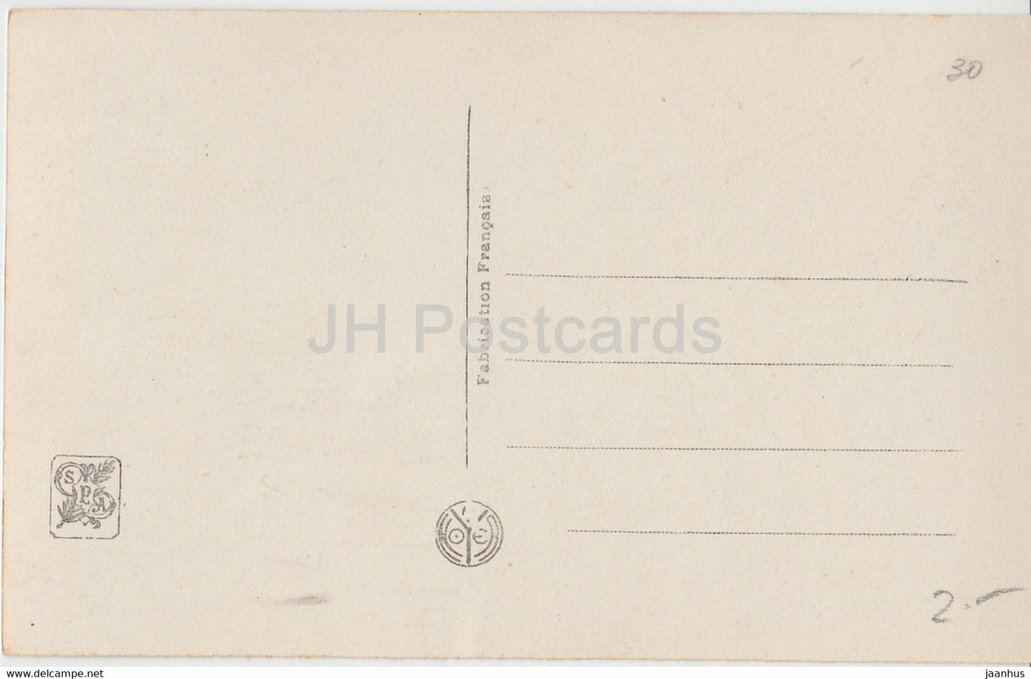 tableau de J Ch Aviat - L'Attente - Attente - femme - AN Paris - 2172 - art - carte postale ancienne - France - inutilisé