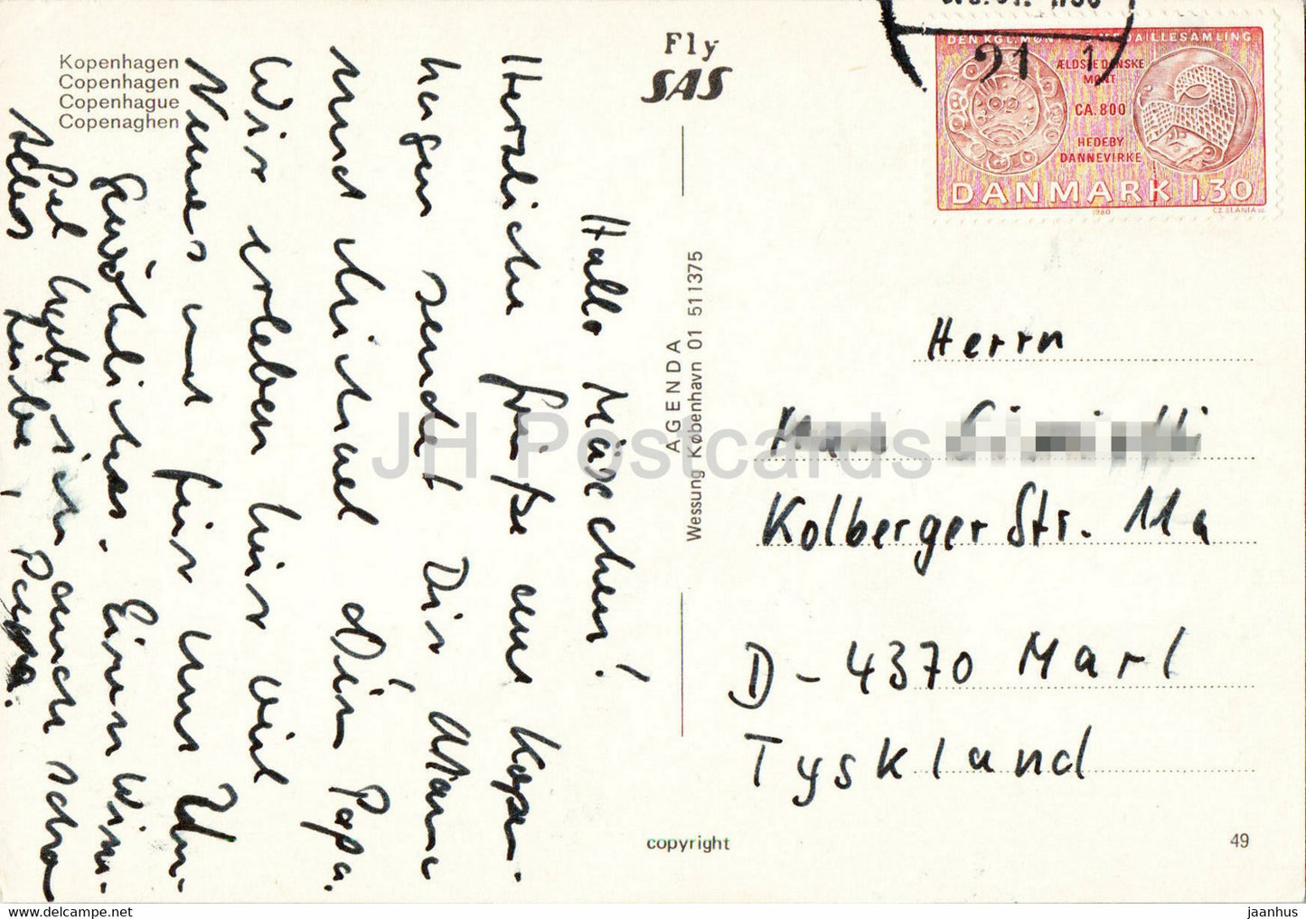 Kopenhagen - Kleine Meerjungfrau - Schiff - Multiview - 49 - Dänemark - gebraucht