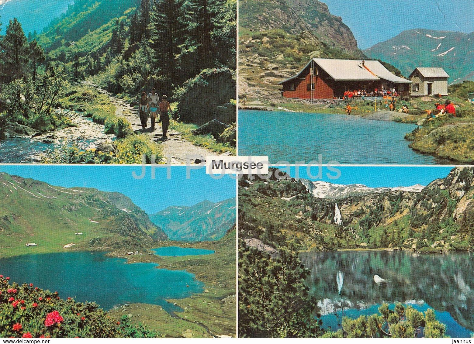 Murgsee - Fischerhutte - multiview - 2605 - 1985 - Switzerland - used - JH Postcards