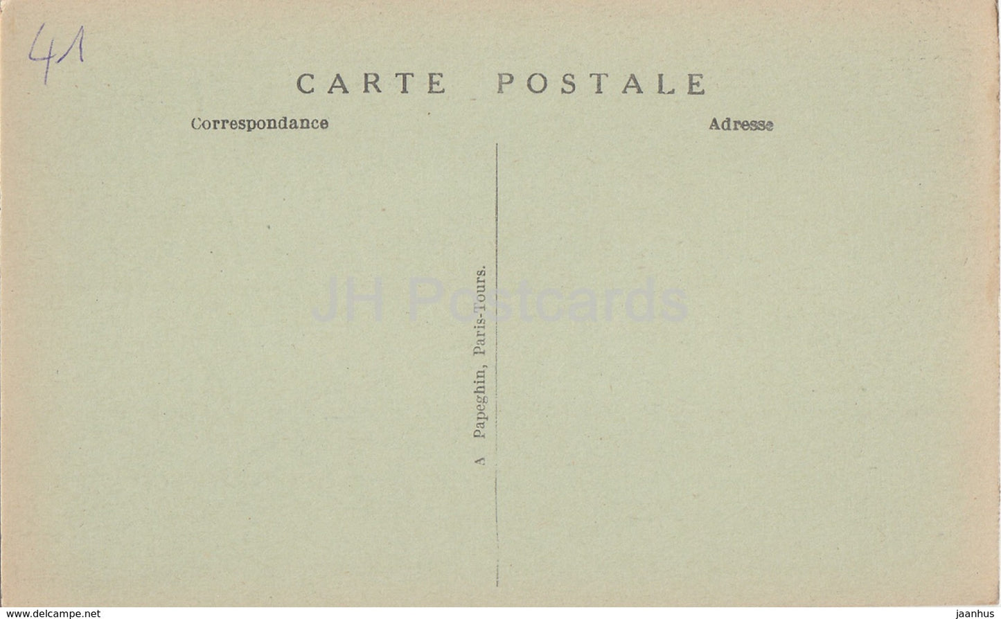 Blois - Le Chateau - Chambre de Catherine de Medicis - castle - 50 - old postcard - France - unused