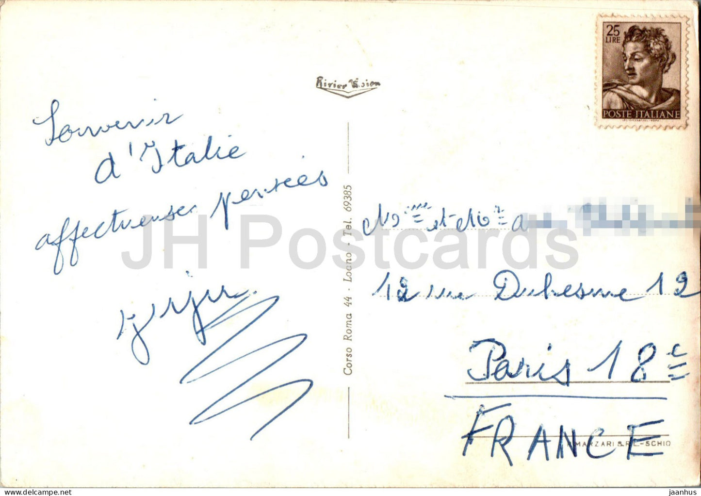 Vintimille - multiview - fleurs - Italie - occasion 