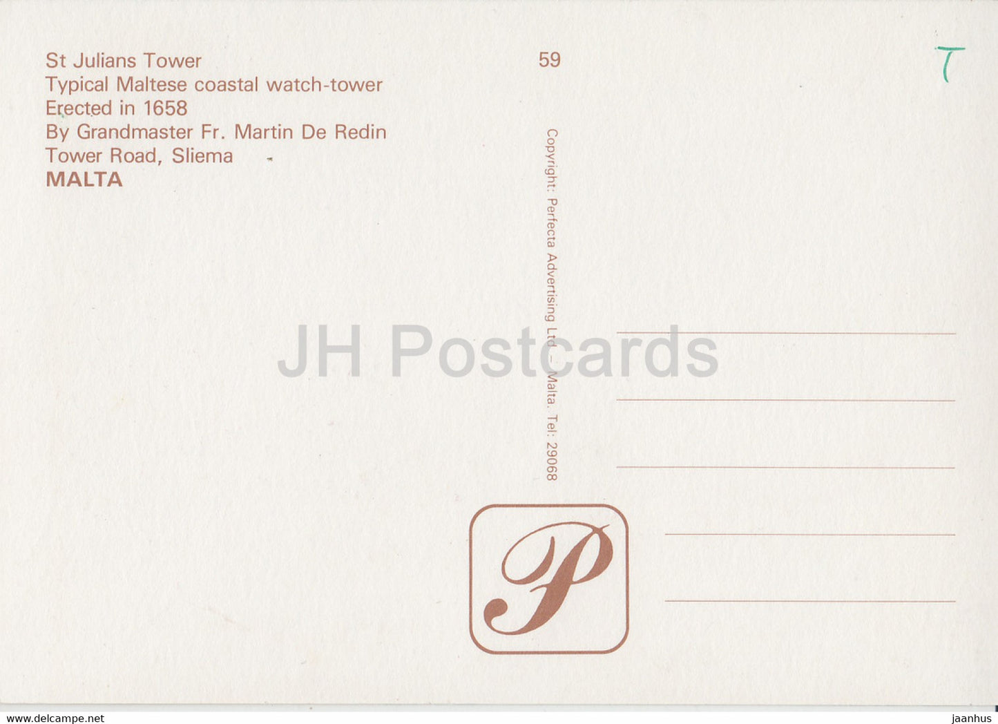 Tour St Julians - Malte - inutilisée