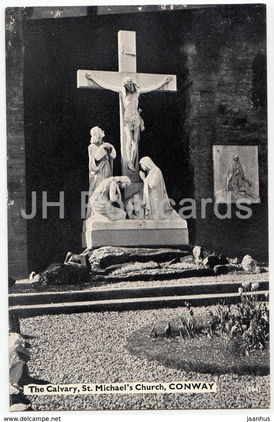 Conway - The Calvary - St. Michael' s Church - 1970 - United Kingdom - Wales - used - JH Postcards