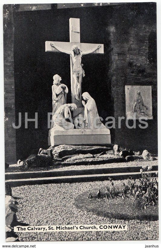 Conway - The Calvary - St. Michael' s Church - 1970 - United Kingdom - Wales - used - JH Postcards