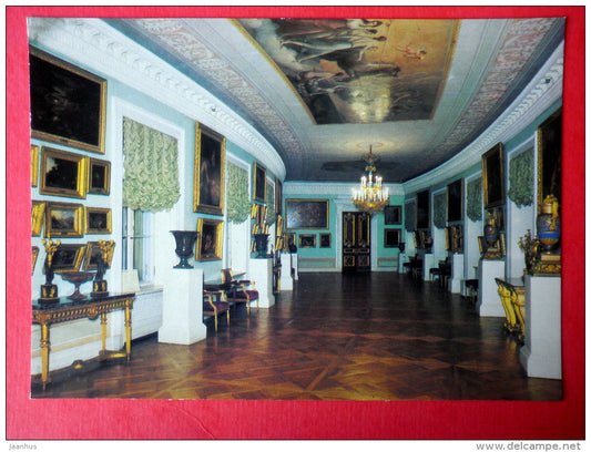 The Picture Gallery - The Pavlovsk Palace - Pavlovsk - 1985 - Russia USSR - unused - JH Postcards